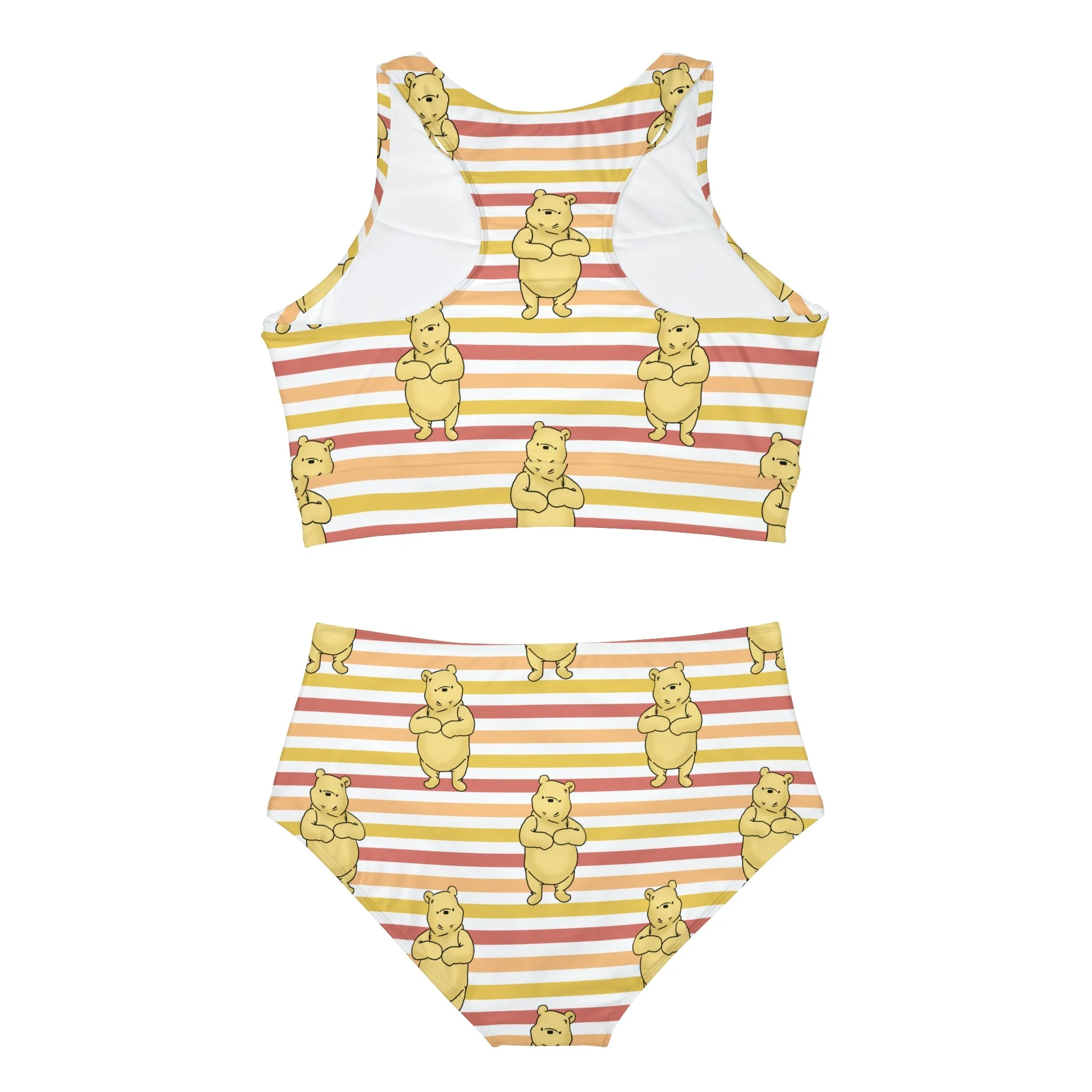 Pooh Stripes Sporty Bikini Set