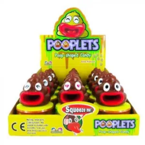 Pooplets- Emoji Candy & Toy (12 pack)