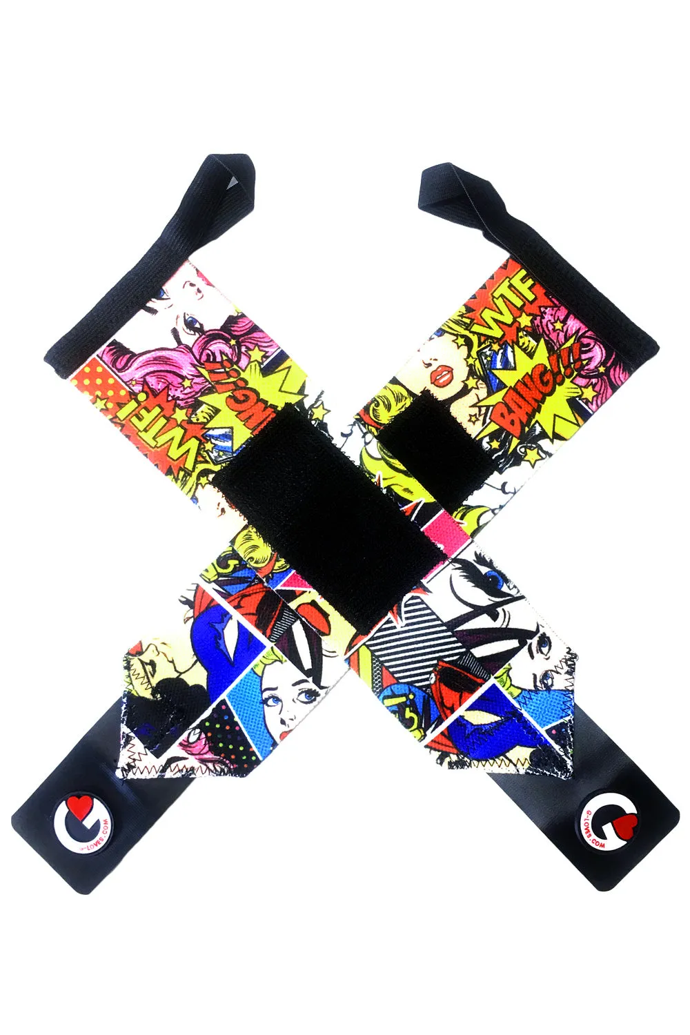 Pop Art wrist wraps