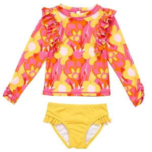 Pop of Sunshine LS Ruffle Set