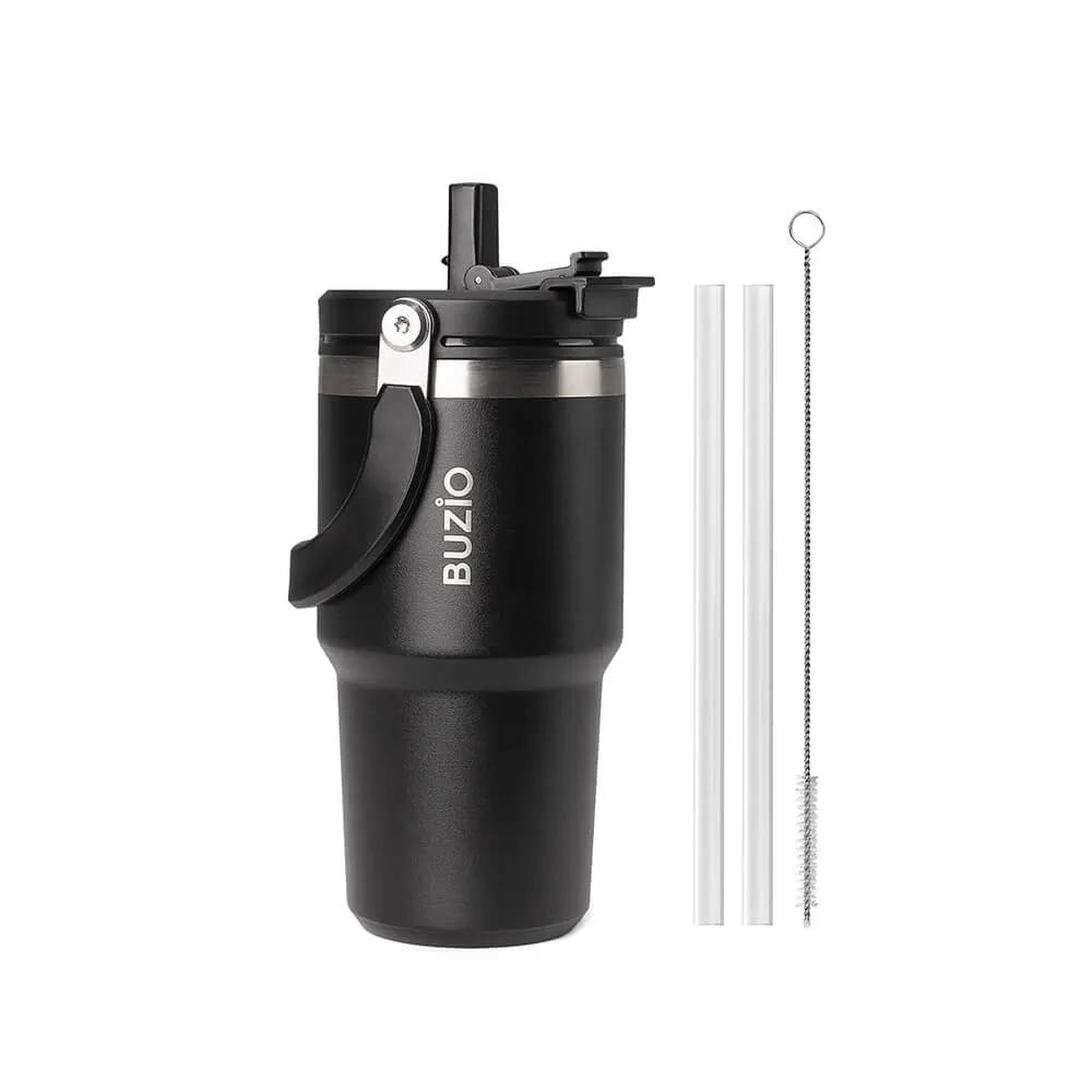 Pop Series Tumbler with 2-in-1 Straw Lid | Black | 20oz