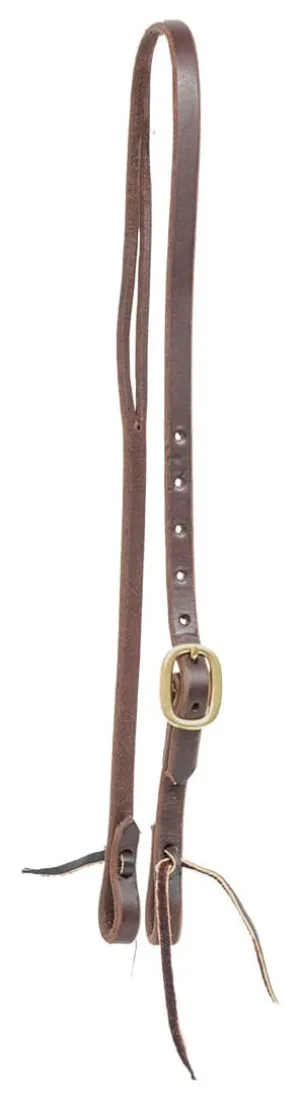 Poplar Head Premium Oiled Harness Leather 3/4" Wide Split Ear Headstall