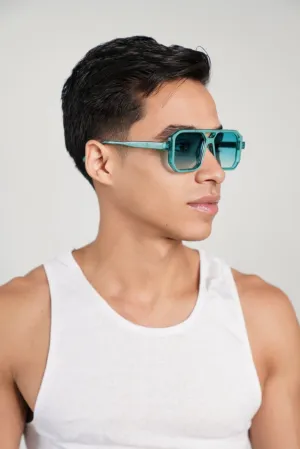 Popping Green Tint and Frame Sunglasses