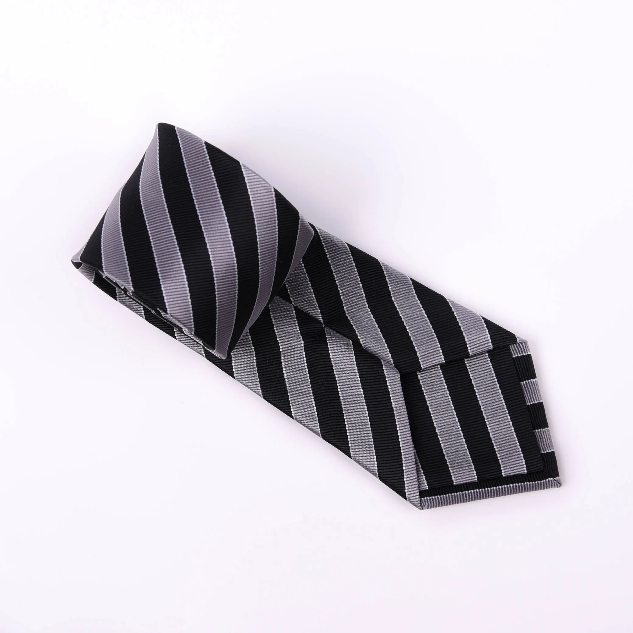 Popular Black Boss Formal Business Striped 3 Inch Tie Mens Professional Fashion