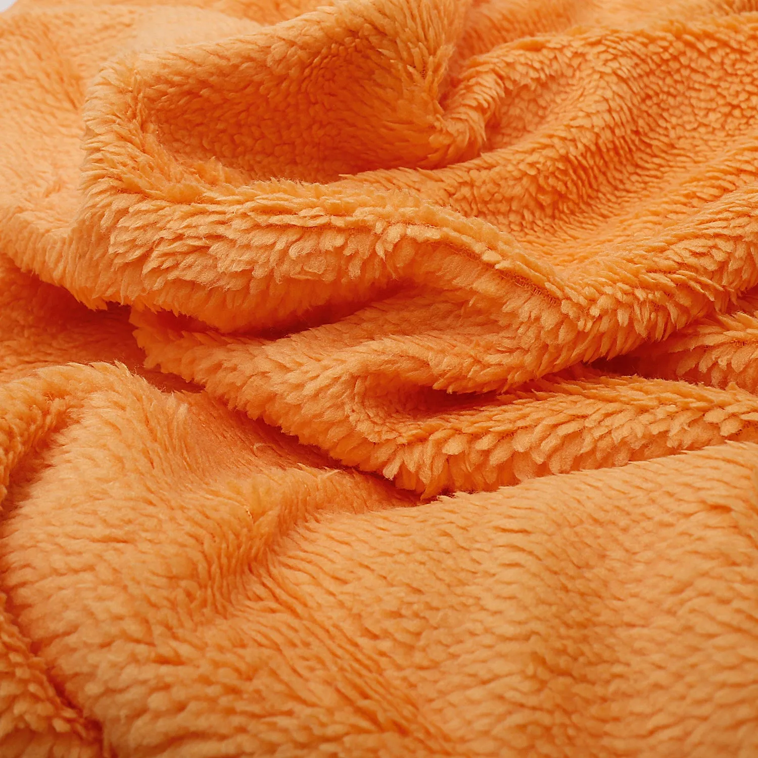 Porcupine Orange And White Blanket