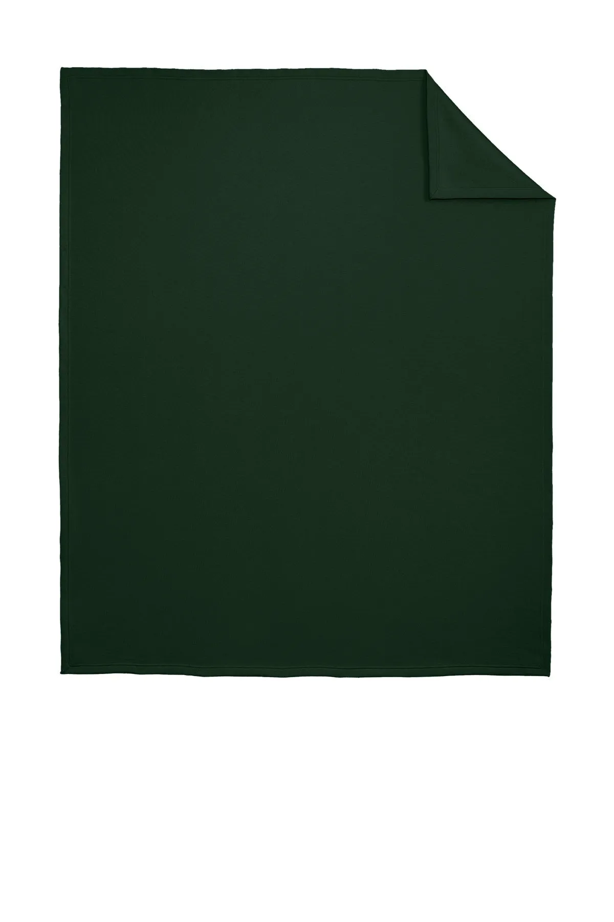 Port & Company Core Fleece Custom Blankets, Dark Green