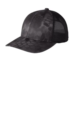 Port Authority C892: Performance Camouflage Mesh Back Snapback Cap