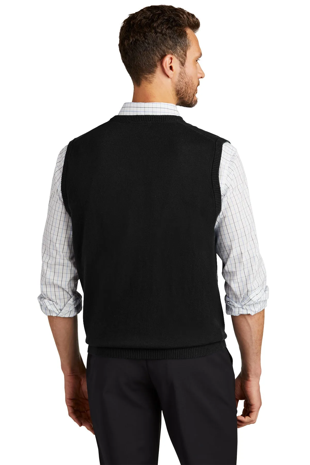 Port Authority Customized Sweater Vests, Black