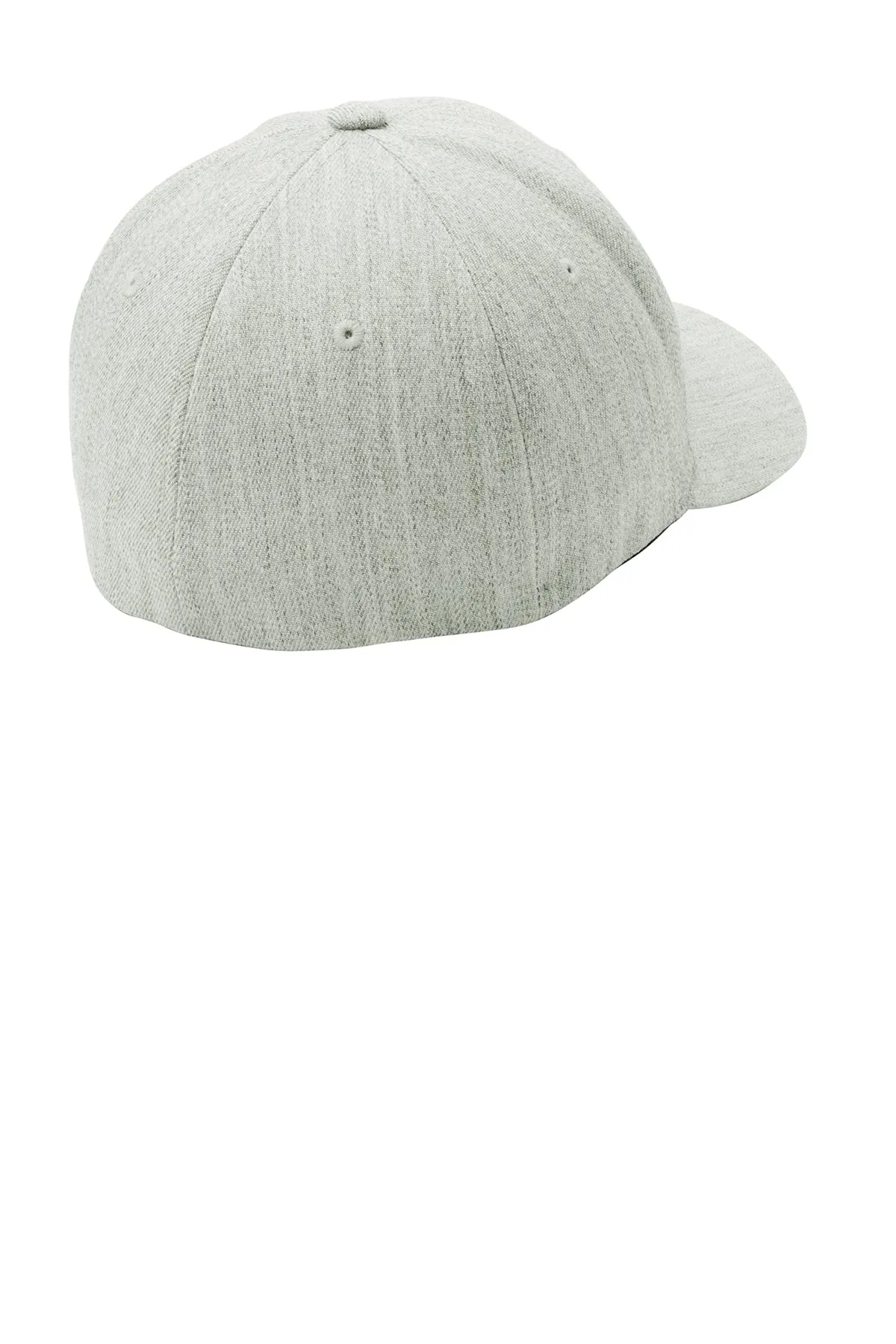 Port Authority Flexfit Customized Wool Blend Caps, Light Heather Grey