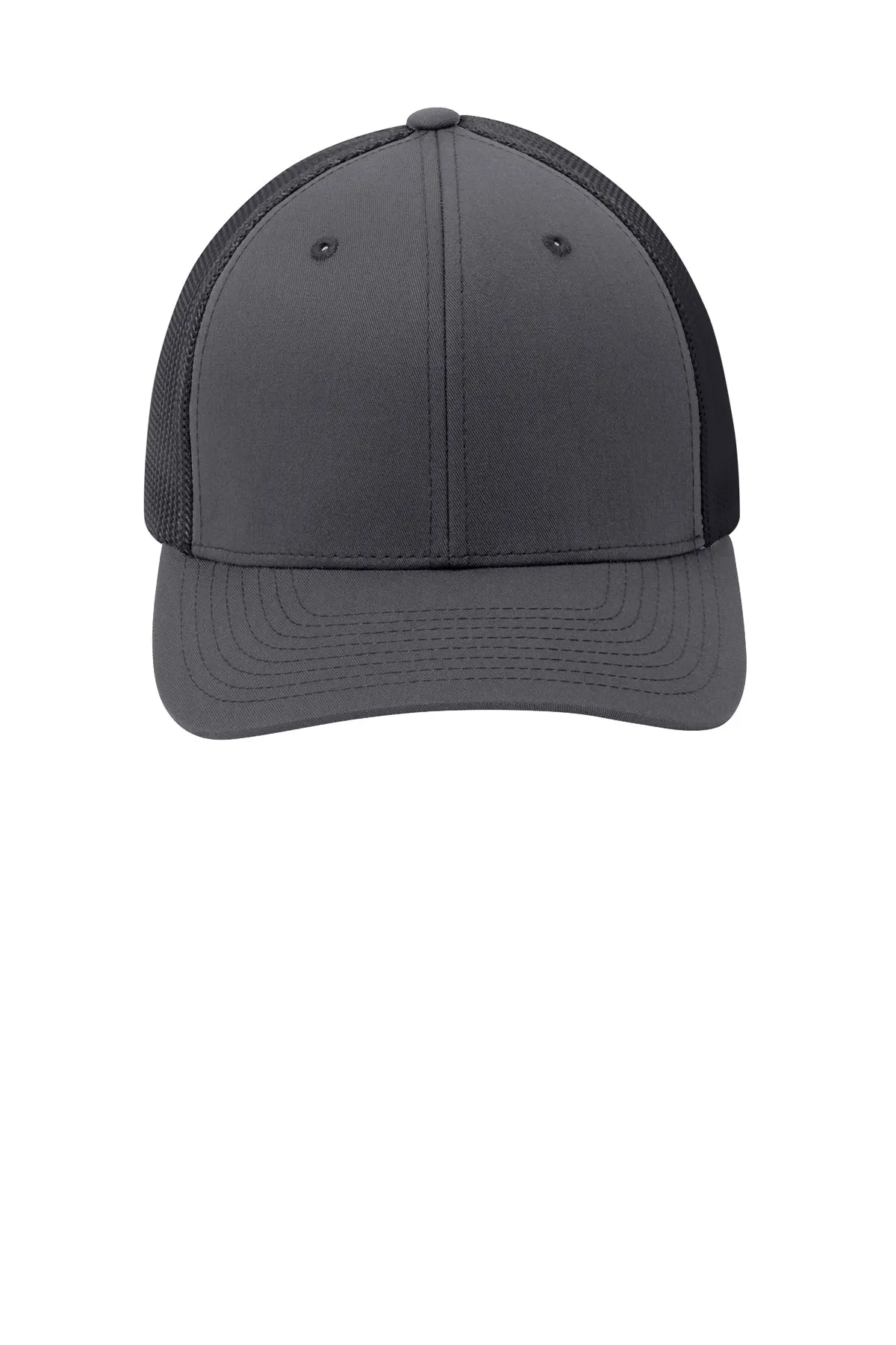 Port Authority Flexfit Mesh Back Branded Caps, Graphite Grey/ Graphite Grey