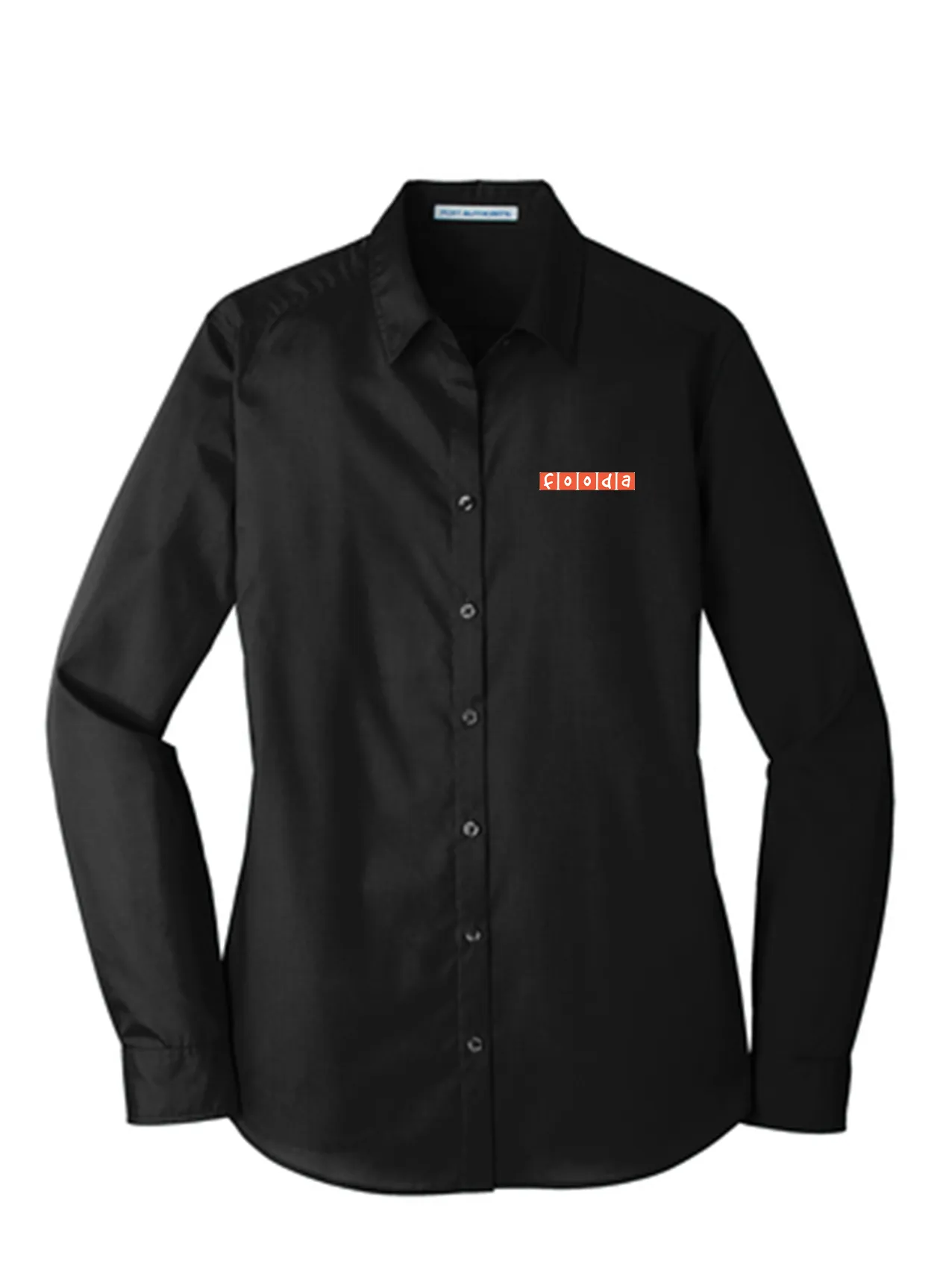 Port Authority Ladies Carefree Shirt, Deep Black [Fooda Manager]