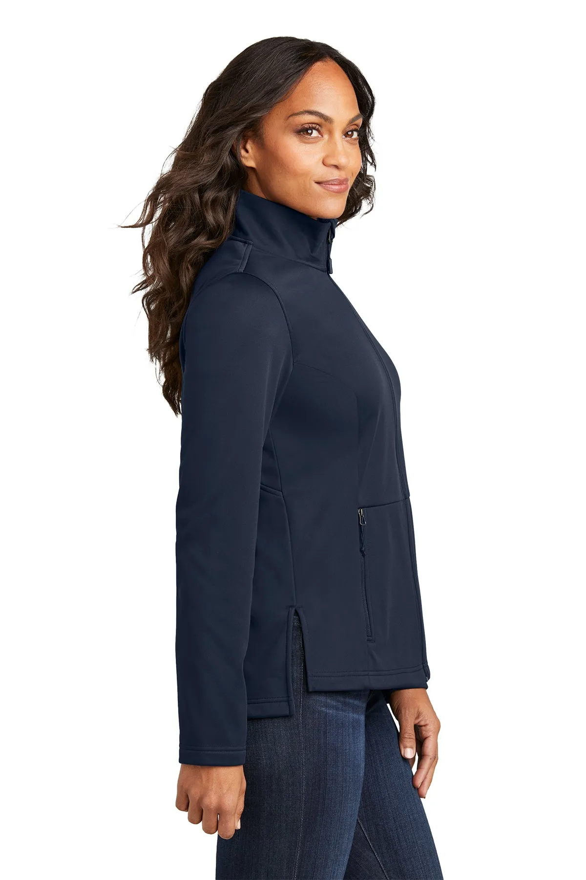 Port Authority Ladies Flexshell Customized Jackets, True Navy