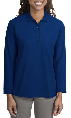 Port Authority - Ladies Silk Touch Long Sleeve Sport Shirt.  L500LS