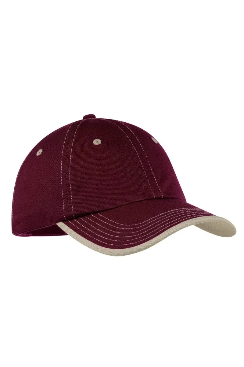 Port Authority Vintage Washed Contrast Stitch Cap: C835