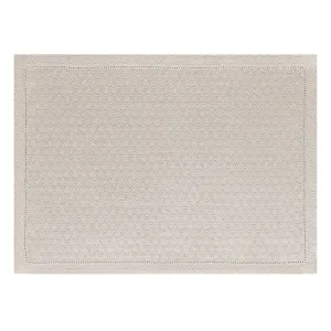 Portofino Geo Beige Placemats by Le Jacquard Français