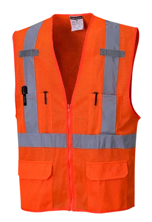 Portwest Atlanta Hi-Vis Mesh Vest