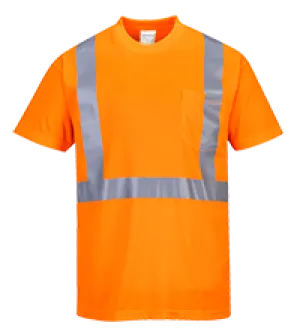 Portwest Hi-Vis Pocket T-Shirt