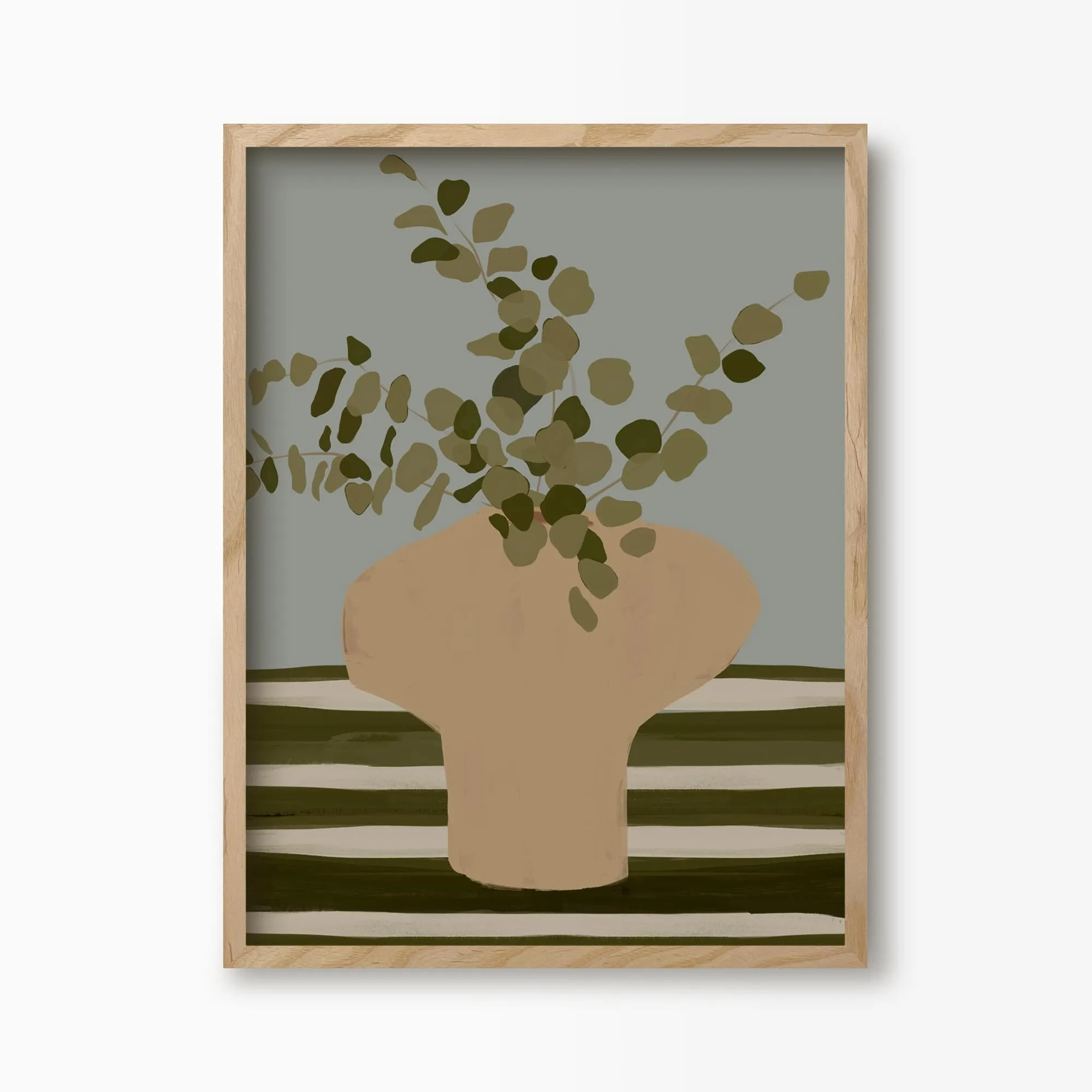 Potted Eucalyptus Art Print