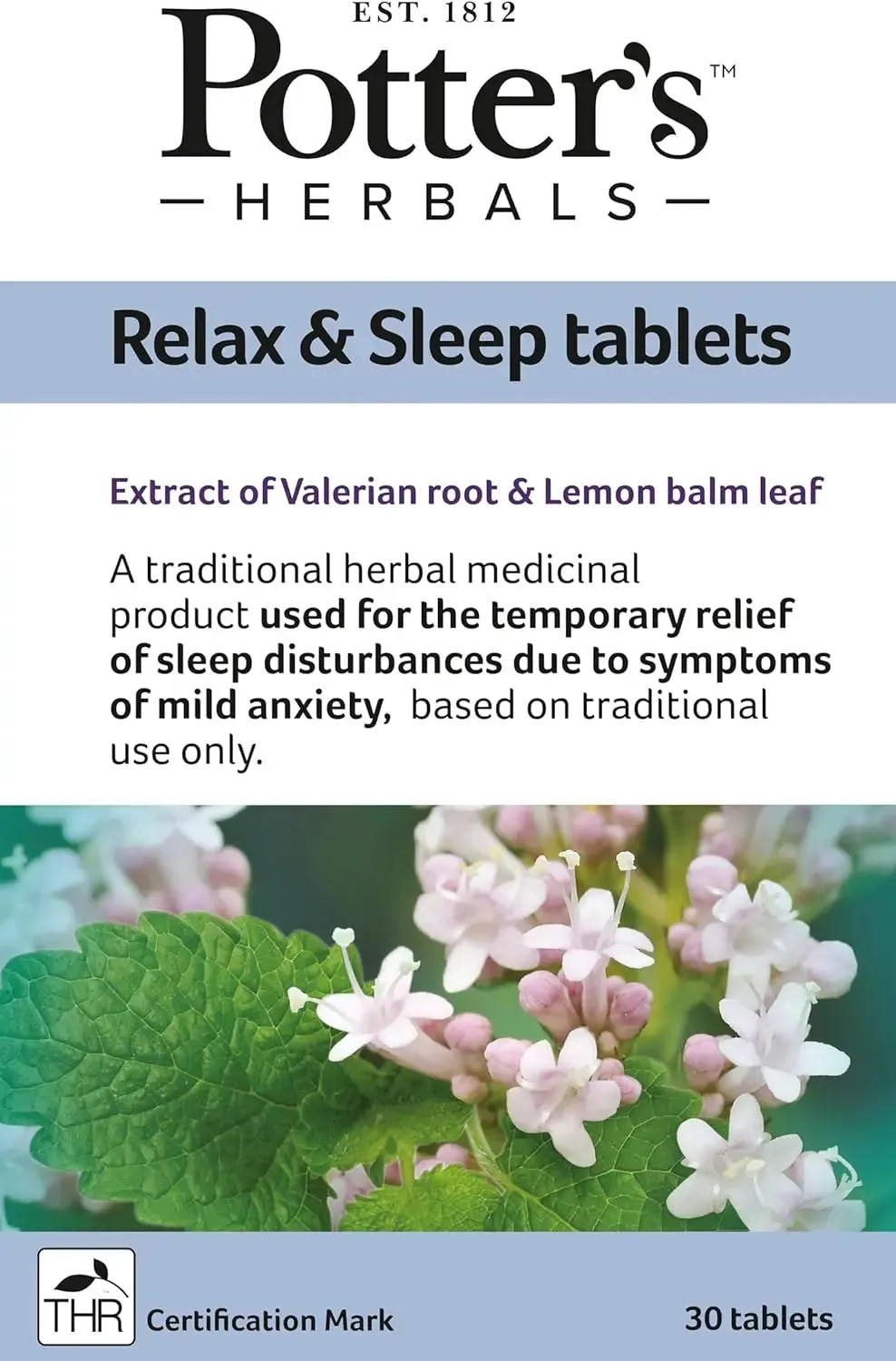 Potter's Relax and Sleep 30 Tablets