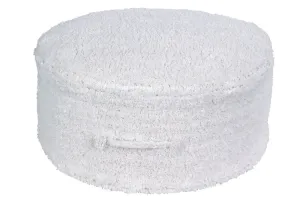 Pouffe "chill" ivory