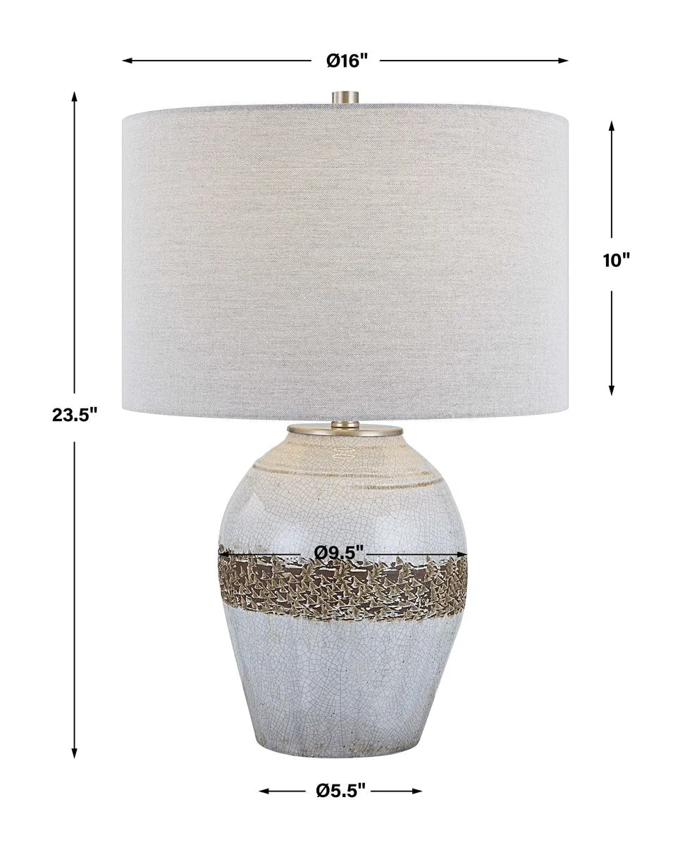 Poul Crackled Table Lamp