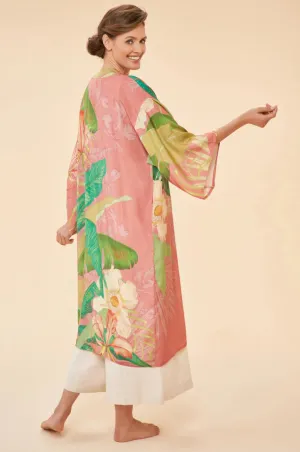 Powder Design Silk Kimono