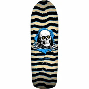 Powell Peralta Old School Ripper 10" Natural/Blue Skateboard Deck