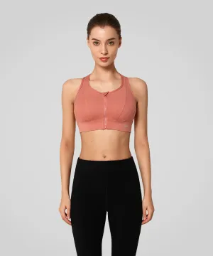 Power Cross Racerback Running Bra | Women's High Support Sports Bra