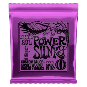 Power Slinky 11-48 Electric Guitar Strings Set Nickel Wound 2220