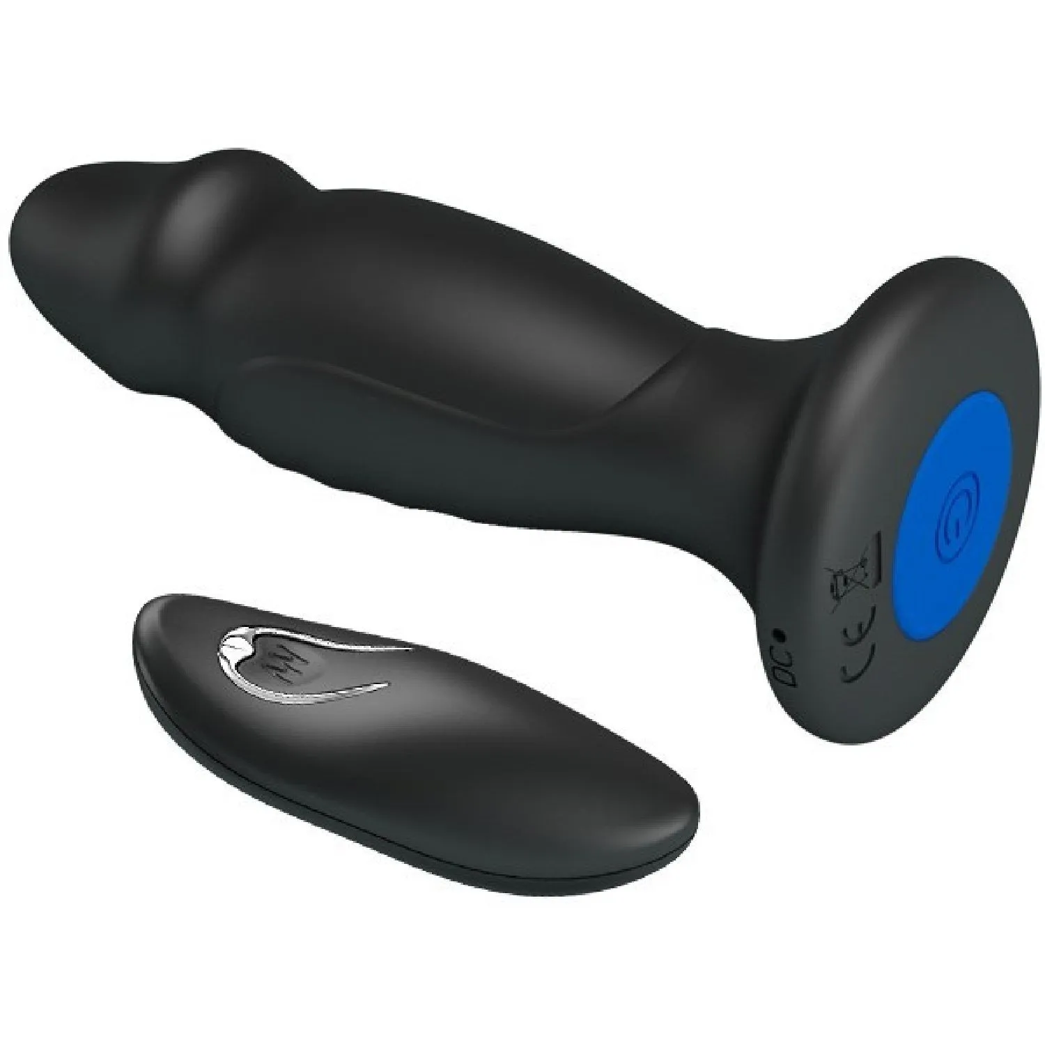 Powerful Vibrating Anal Plug (Black)