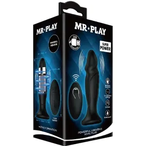 Powerful Vibrating Anal Plug (Black)