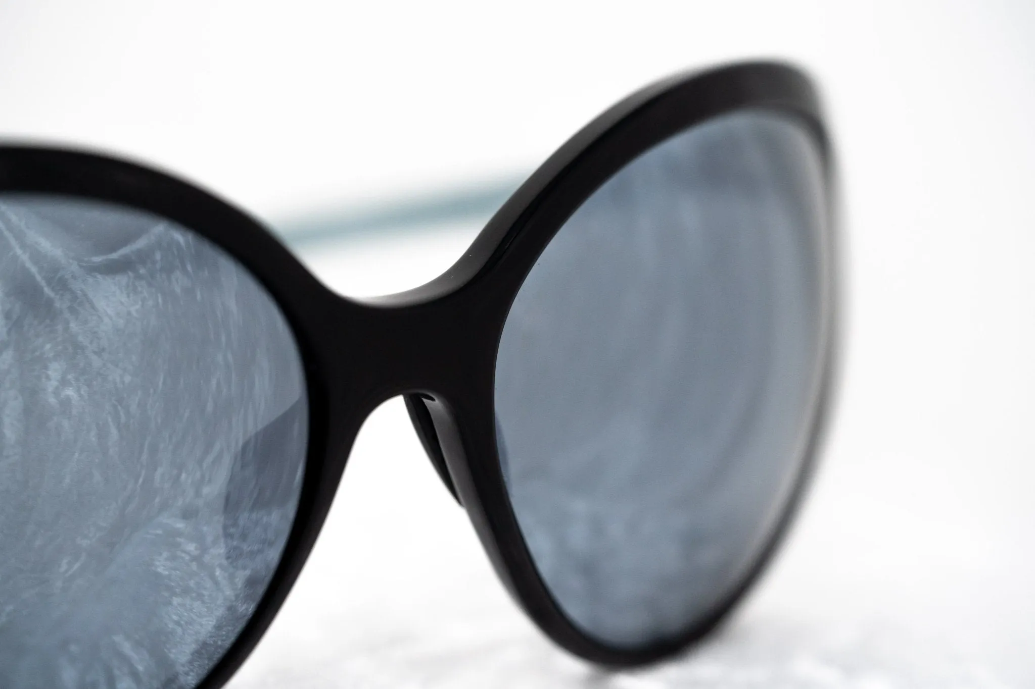 Prabal Gurung Sunglasses Oversized Black and Silver