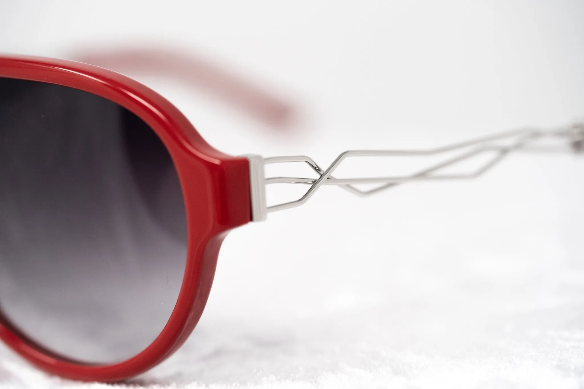 Prabal Gurung Sunglasses Red and Grey