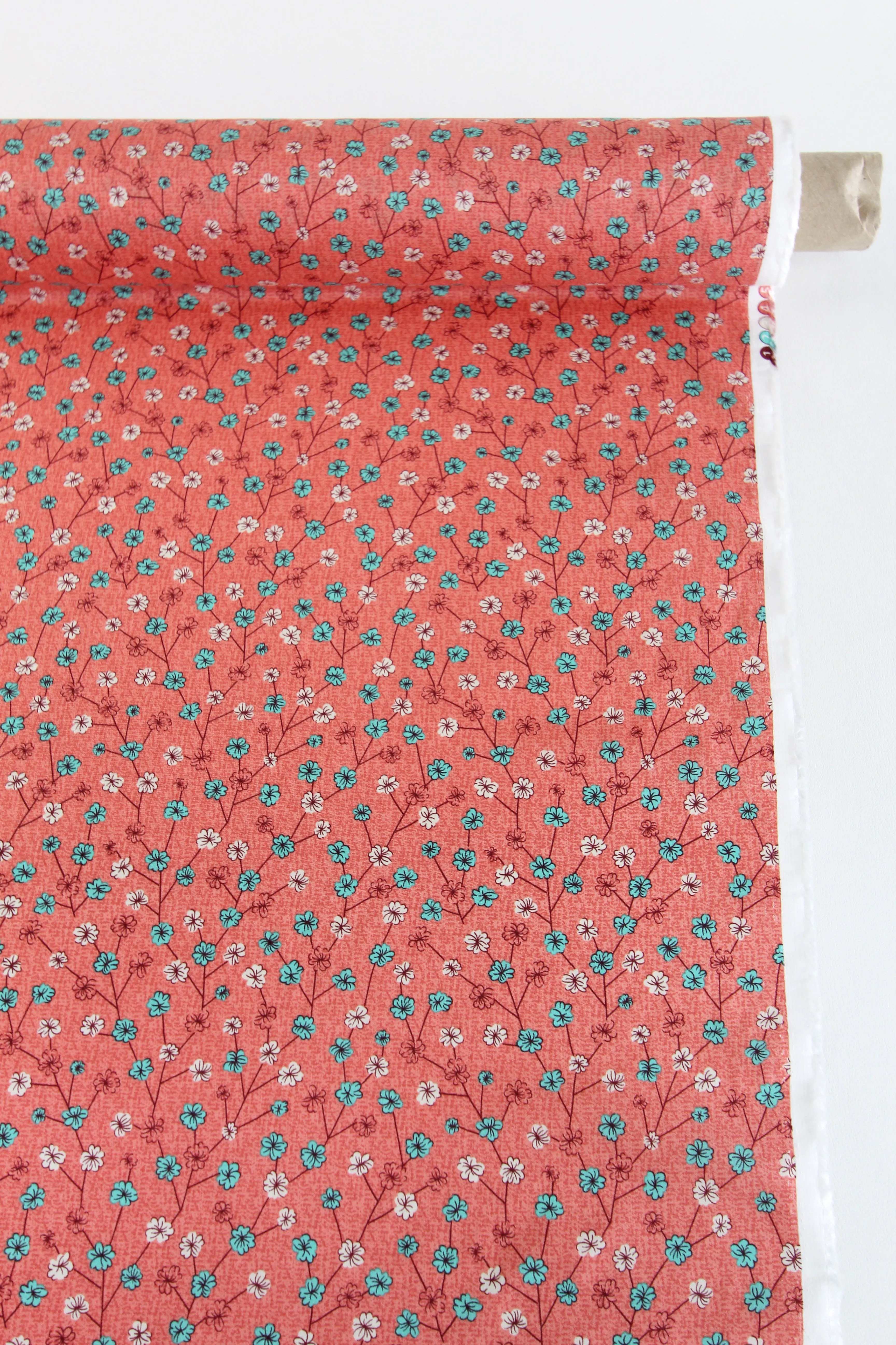 Pravolone - Printed Viscose | Peach