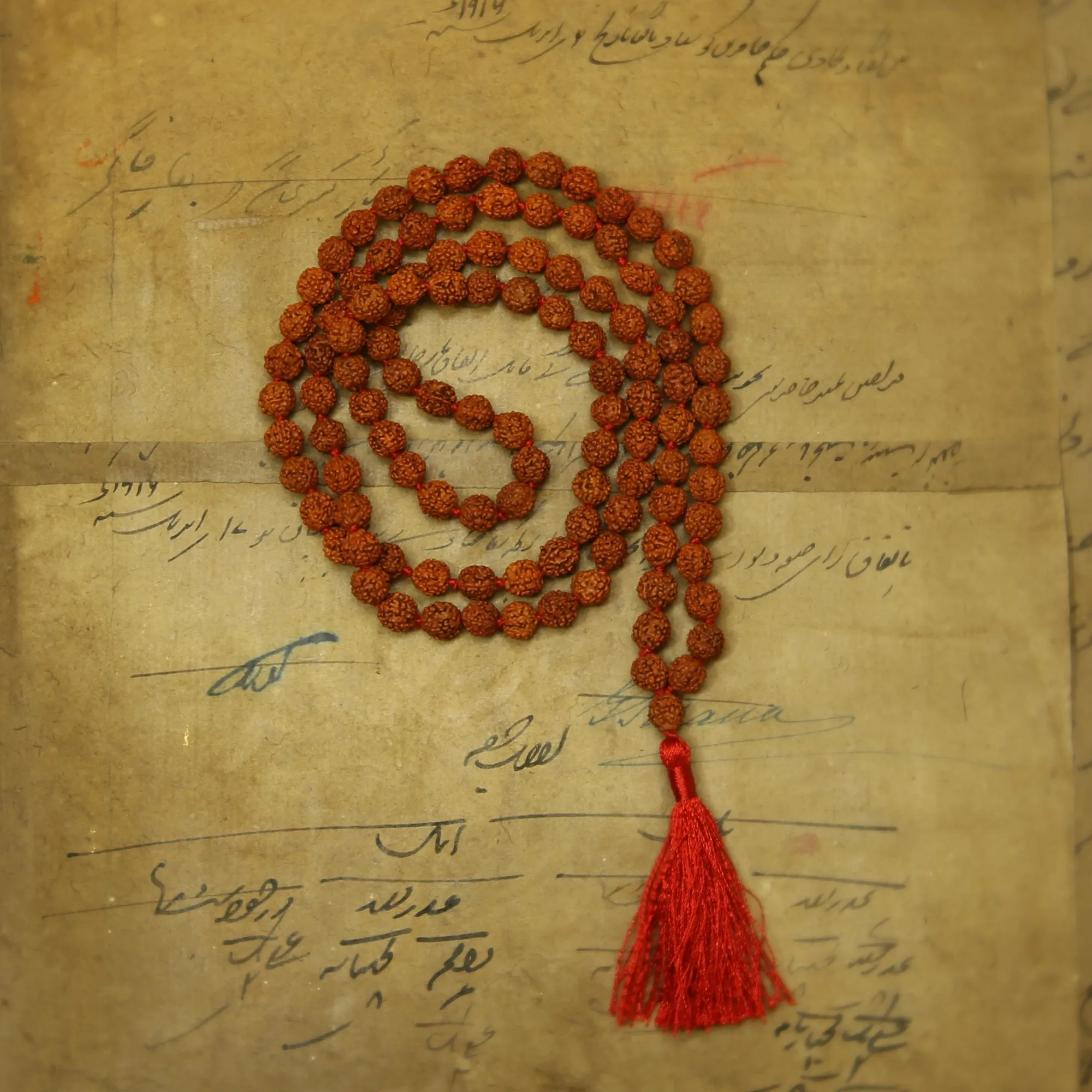 Prayer Mala Beads - Rudraksha - 108 Prayer Beads