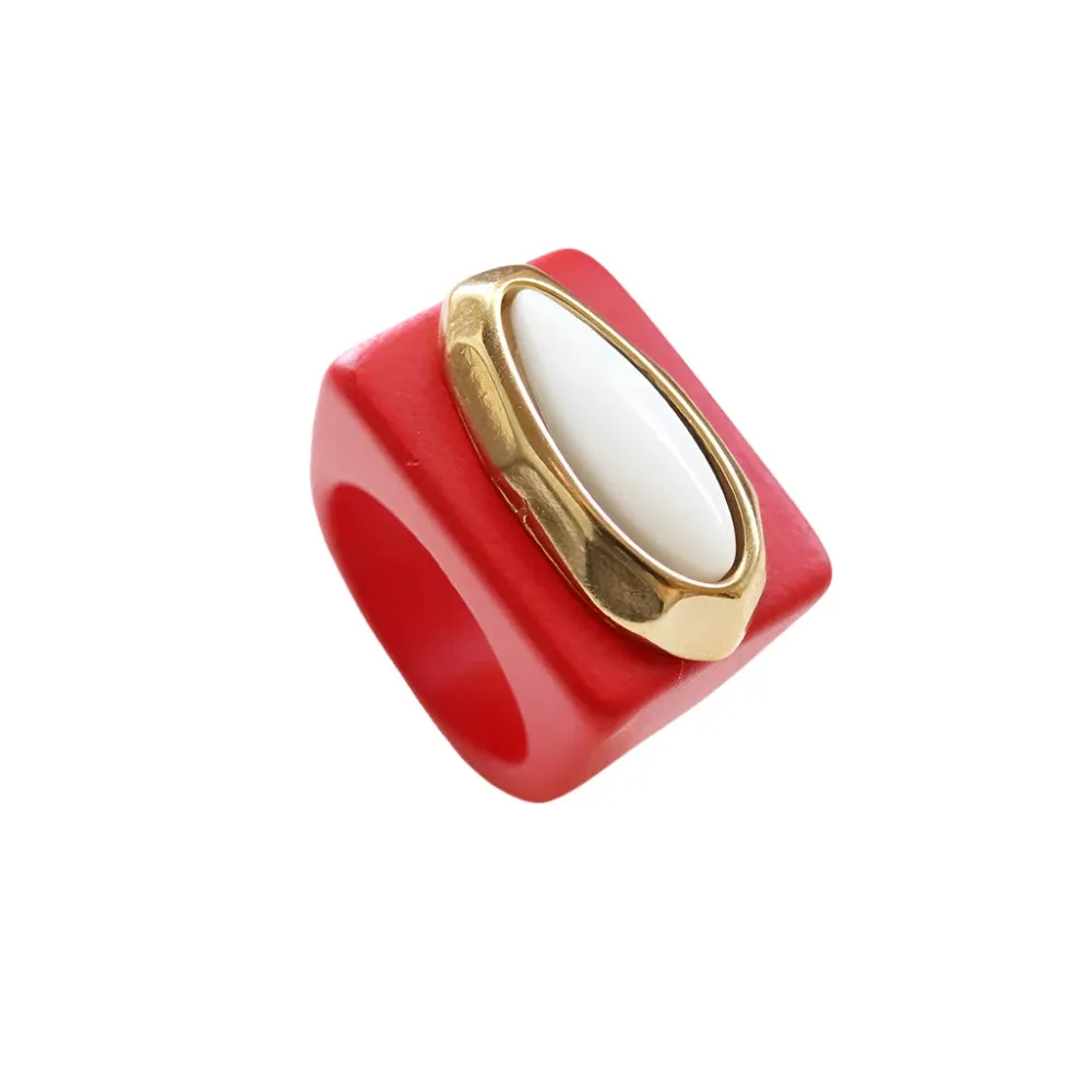 (PRE-ORDER ONLY) ÉMOLO RINGS WITH NATURAL STONES