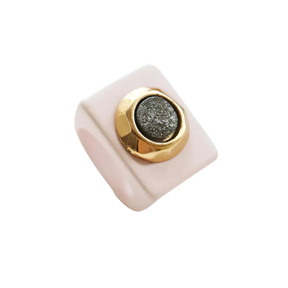 (PRE-ORDER ONLY) ÉMOLO RINGS WITH NATURAL STONES