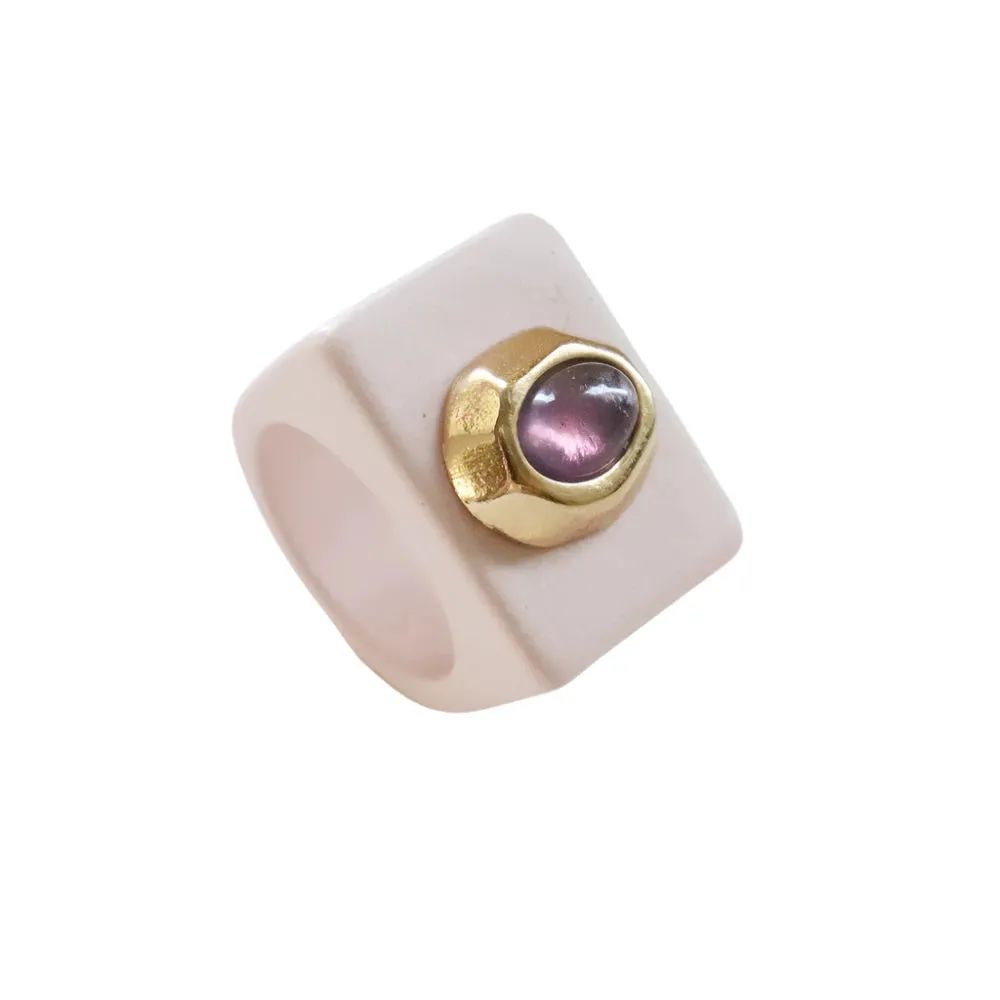 (PRE-ORDER ONLY) ÉMOLO RINGS WITH NATURAL STONES