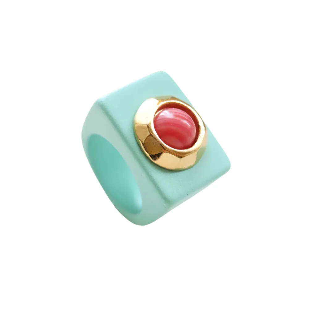 (PRE-ORDER ONLY) ÉMOLO RINGS WITH NATURAL STONES