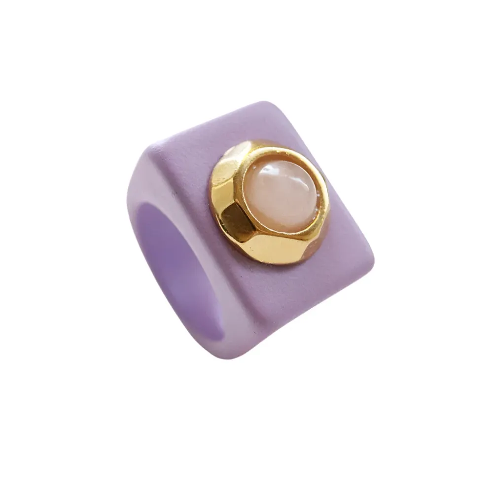 (PRE-ORDER ONLY) ÉMOLO RINGS WITH NATURAL STONES