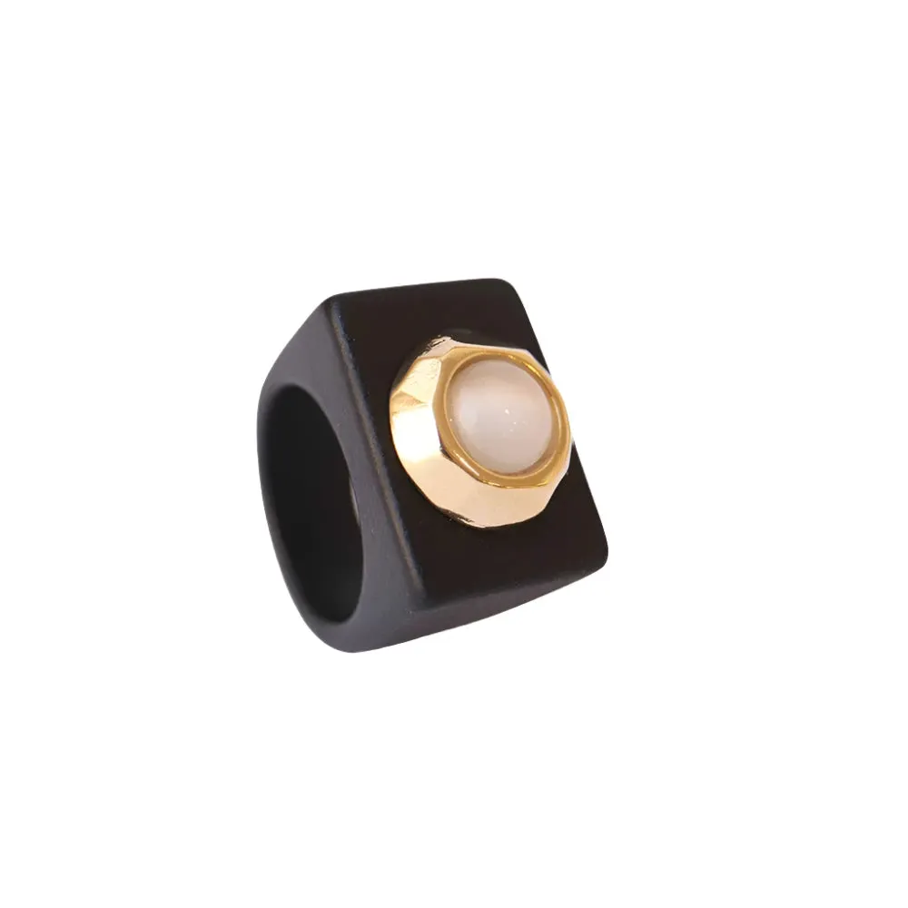 (PRE-ORDER ONLY) ÉMOLO RINGS WITH NATURAL STONES