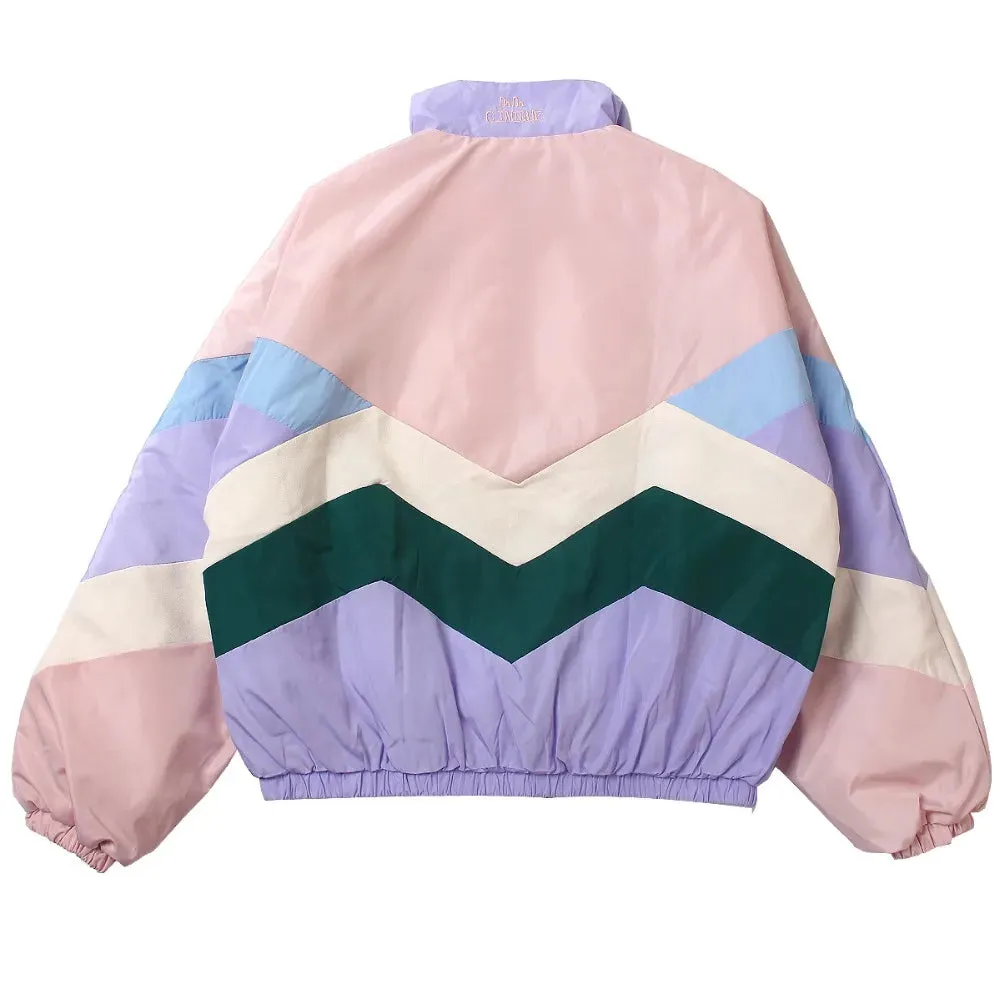 Pre Order:  Pastel Stand Collar Cartoon Jacket