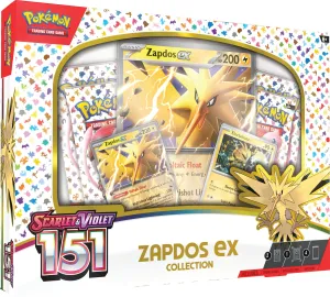 PRE-ORDER Pokemon Scarlet and Violet 151 Zapdos Ex Box