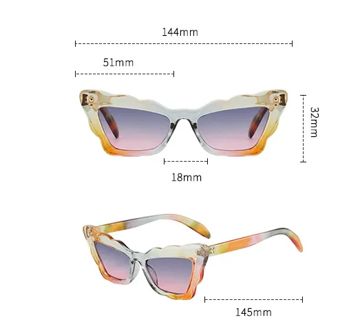 Pre Order:  Retro High-End Wave Pattern Progressive Sunglasses