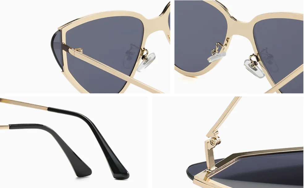 Pre Order:  Round Edges Angular UV400 Sunglasses