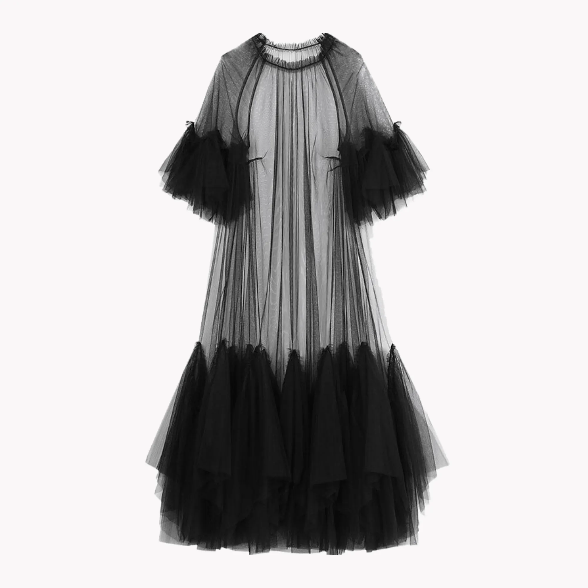 Pre Order:  Seethrough Tulle Dress - @createdbyfortune