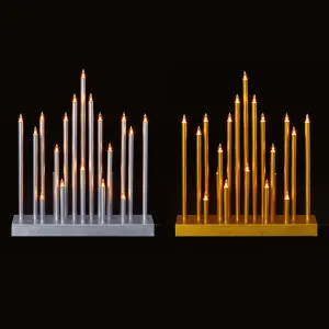 Premier 33cm 20 Light Candle Bridge (Choice of Silver or Gold)