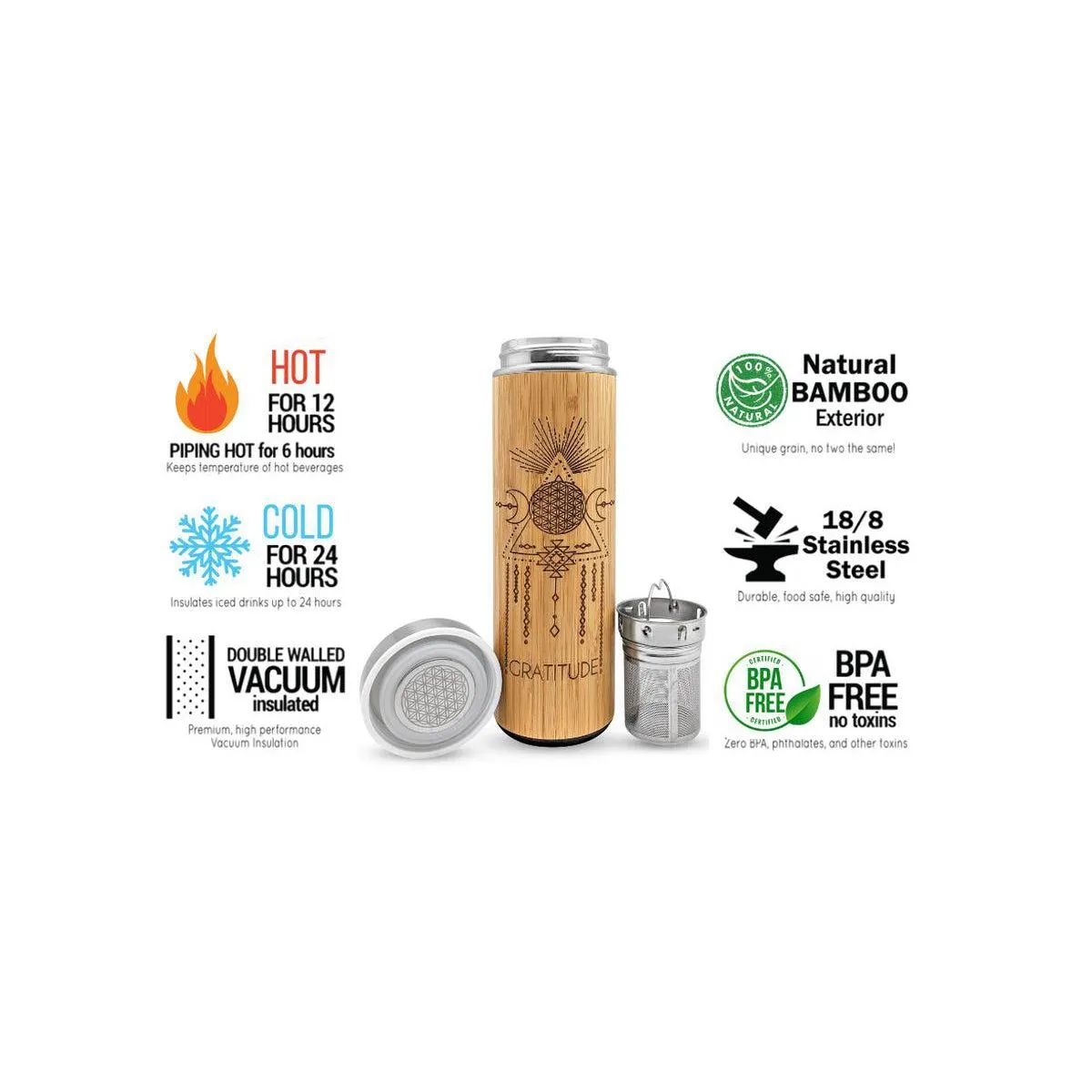 Premium Bamboo Tumblers