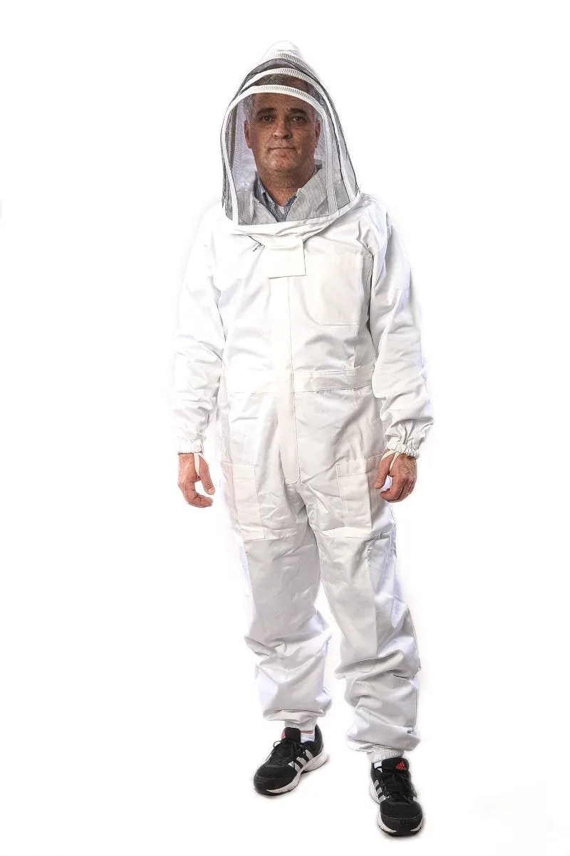 Premium beekeeping  100 % Cotton breathable bee Suit with Fencing Hood