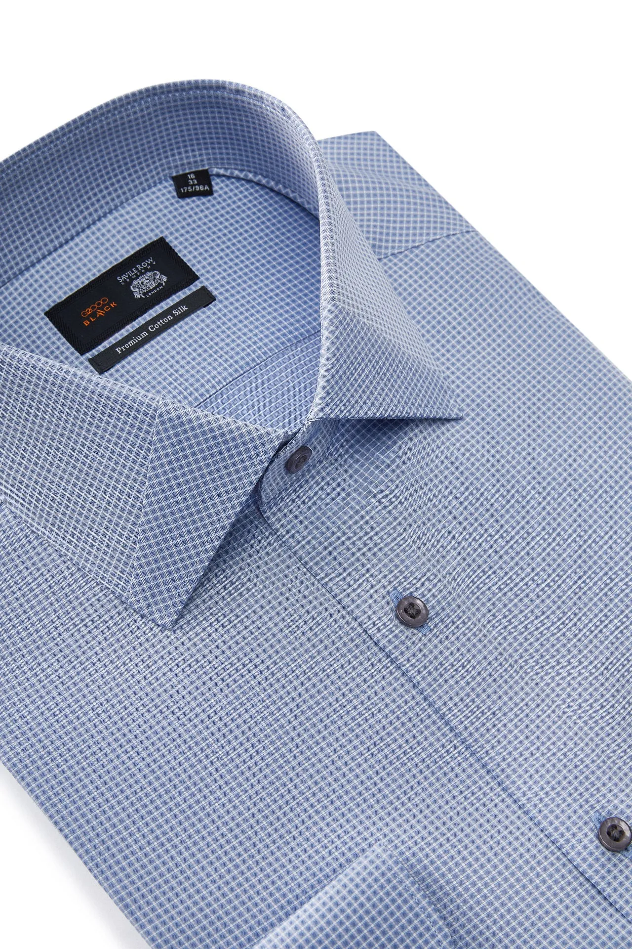 Premium Cotton Silk Check Shirt